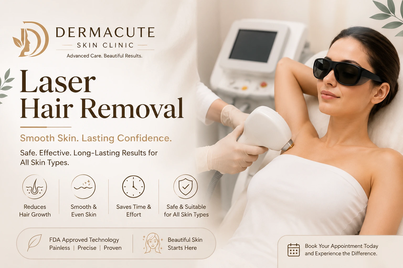 Laser hair removal Andheri West DermaCute aesthetic clinic near Infinity Mall Mumbai