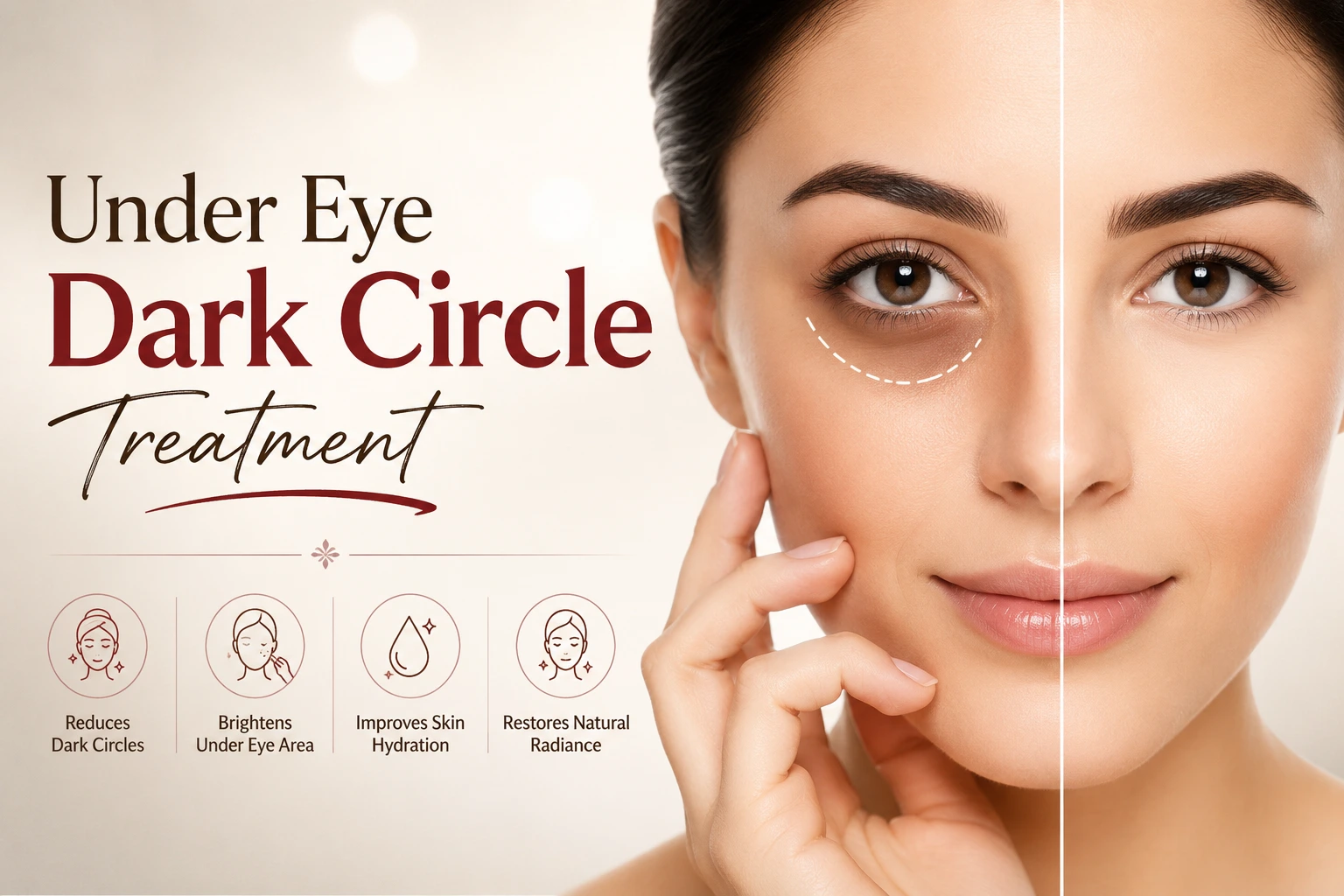 Under eye dark circle treatment DermaCute aesthetic skin clinic Andheri West Mumbai