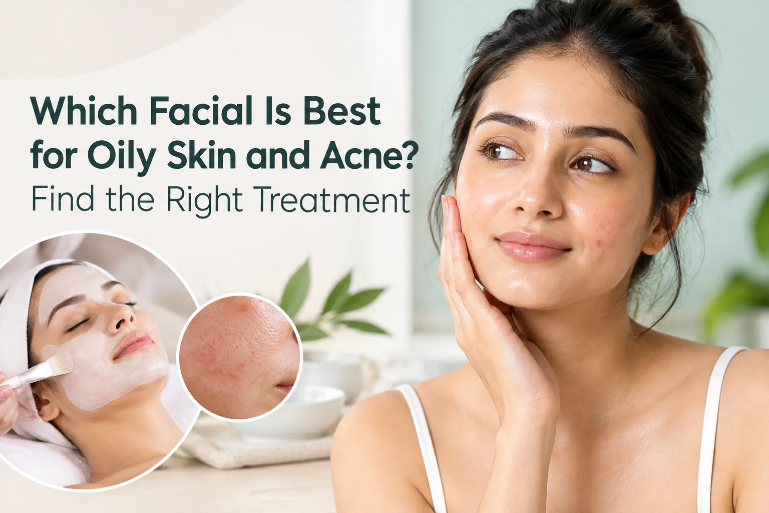 Which Facial Is Best for Oily Skin & Acne? | DERMACUTE