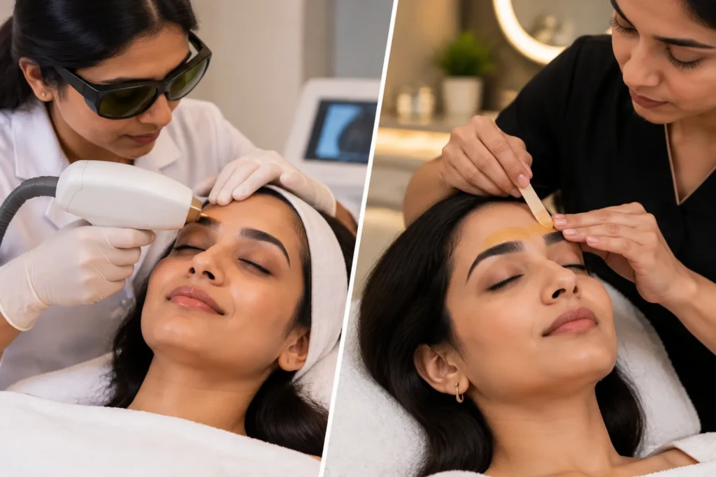 Eyebrow Laser Hair Removal vs Waxing