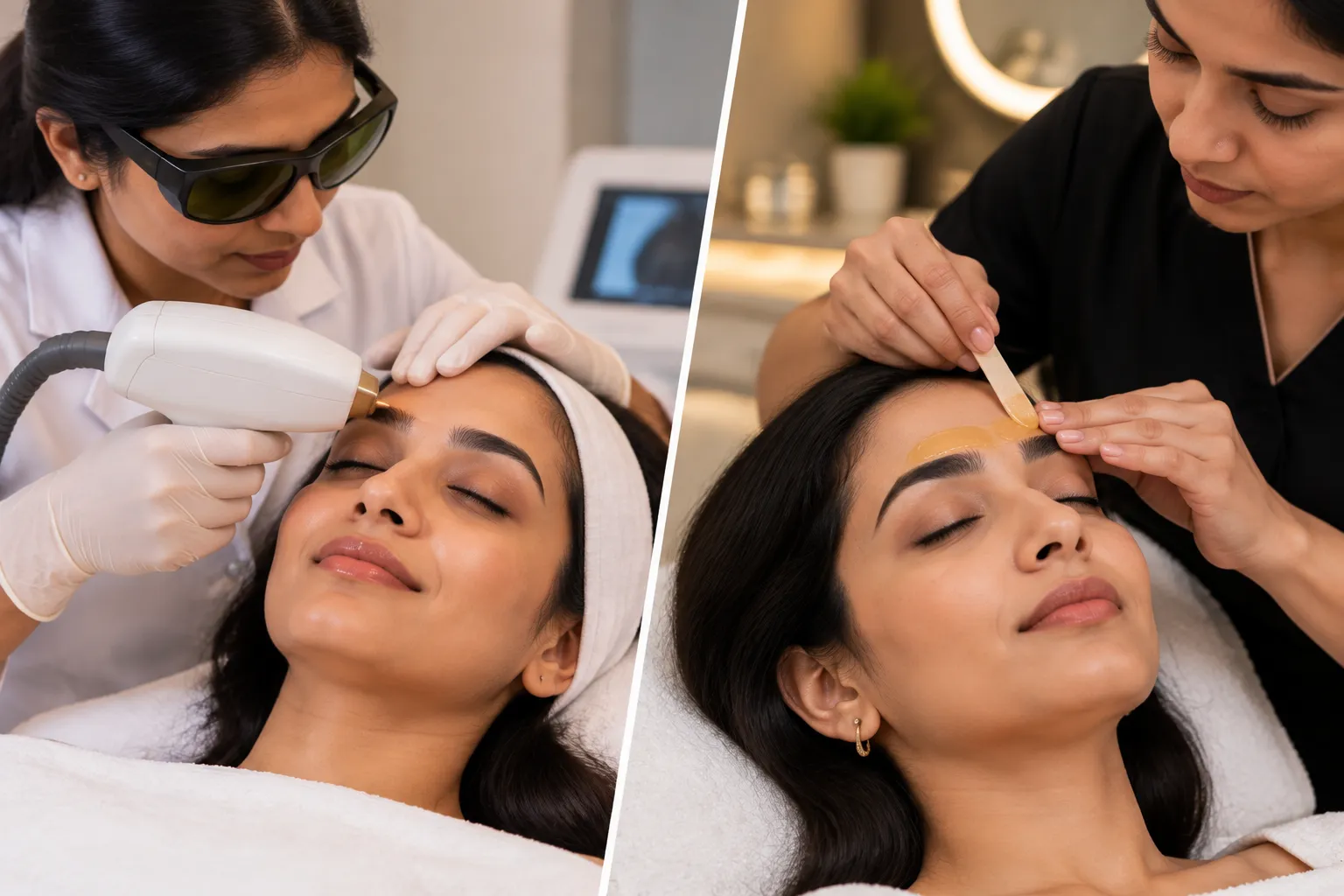 Eyebrow Laser Hair Removal vs Waxing